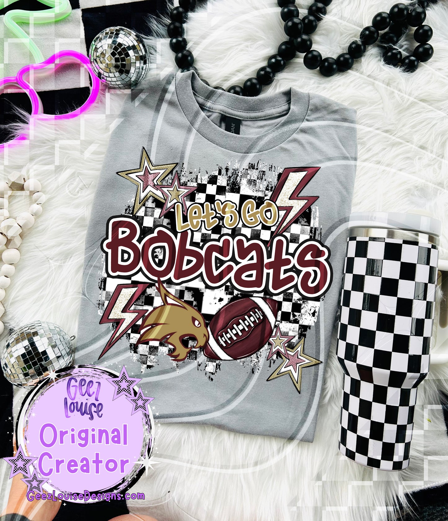 Let's go yellow Bobcats - DTF TRANSFER (GL925)