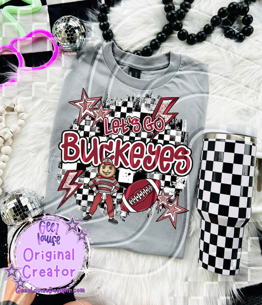 Let's go Buckeyes - DTF TRANSFER (GL925)
