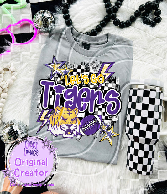 Let's go L Tigers - DTF TRANSFER (GL925)