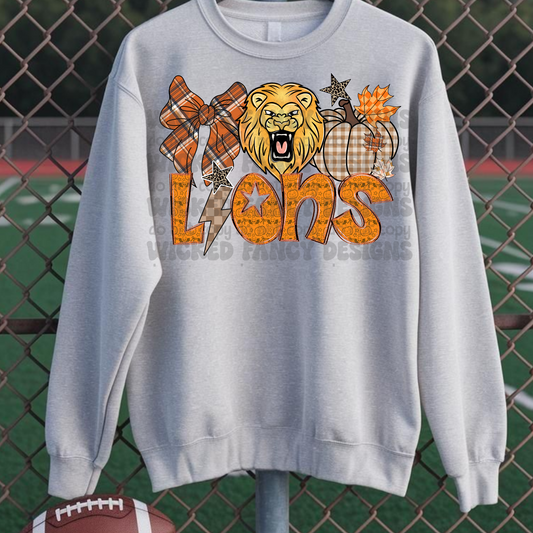 Lions Fall - DTF Transfer (WFD AUG25)