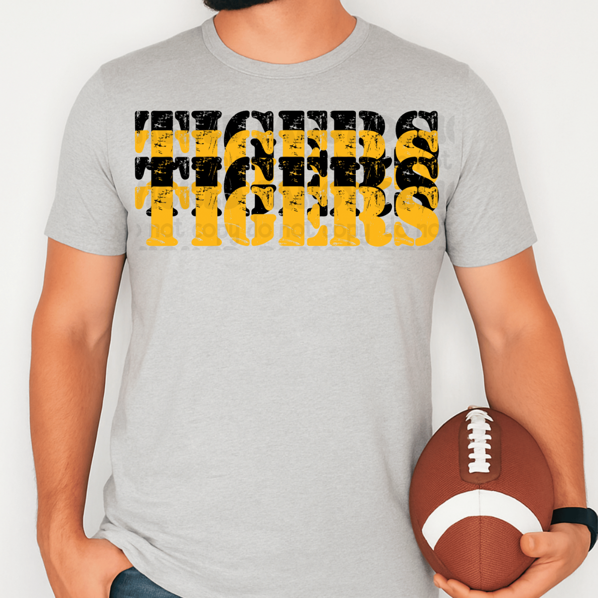 Tigers (MIZZ) army stencil - DTF TRANSFER (WFD Oct25)