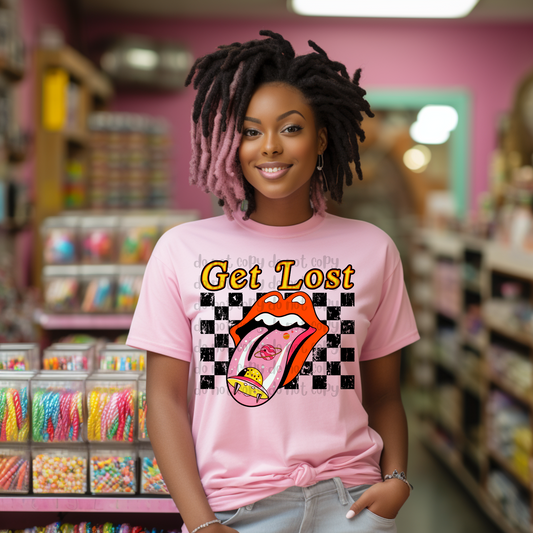 Get lost - DTF TRANSFER (Cosmic Retrograde Collab)