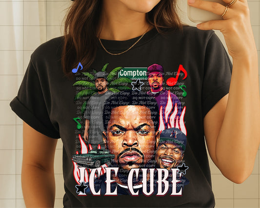 Ice Cube - DTF TRANSFER (Bands singers Collab FDC/BYDD)