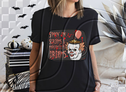 Sippin on Screams- DTF TRANSFER (GL825)