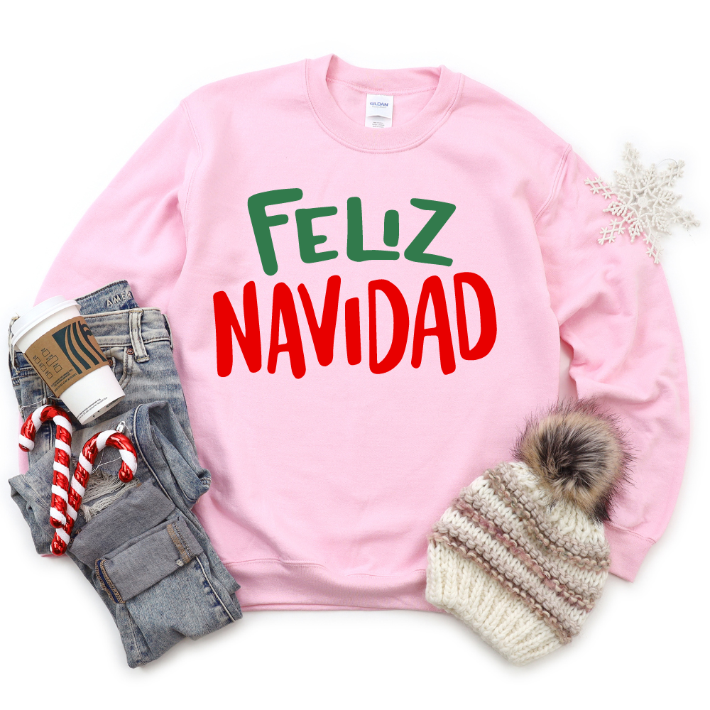 Feliz Navidad simple - DTF TRANSFER ONLY