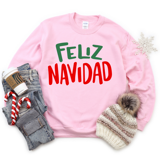 Feliz Navidad simple - DTF TRANSFER ONLY