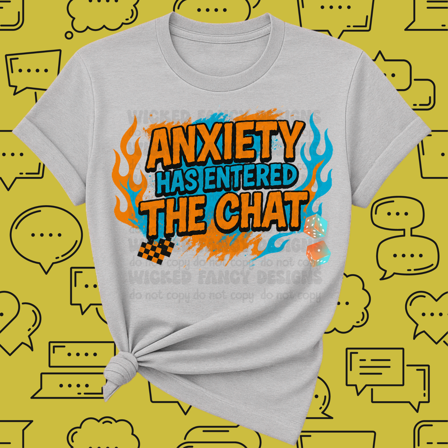 Anxiety has entered the chat - DTF TRANSFER (WFD)
