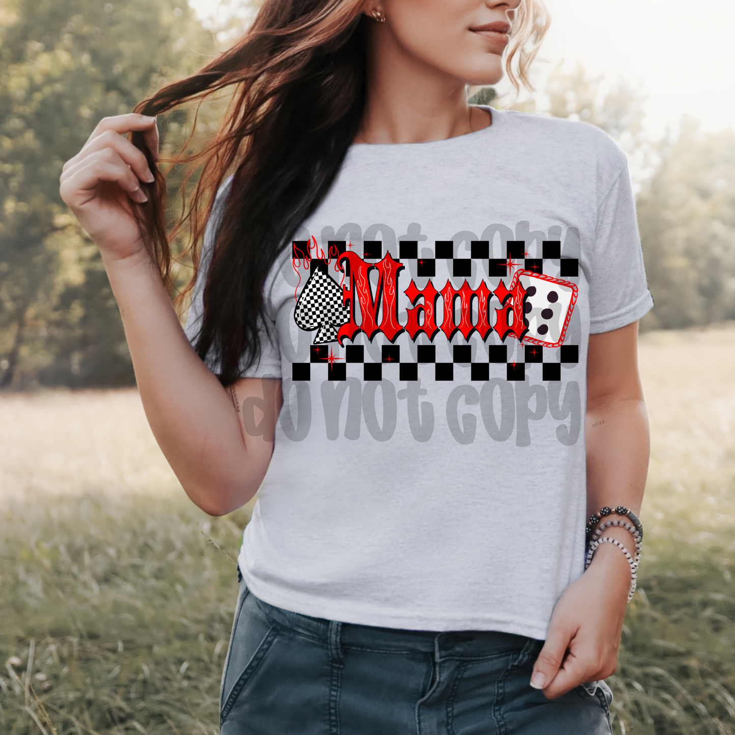 Mama dice - DTF TRANSFER (BWDD)