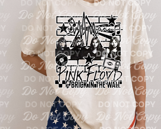 Pink Floy - DTF TRANSFER (Bands singers Collab FDC/BYDD)