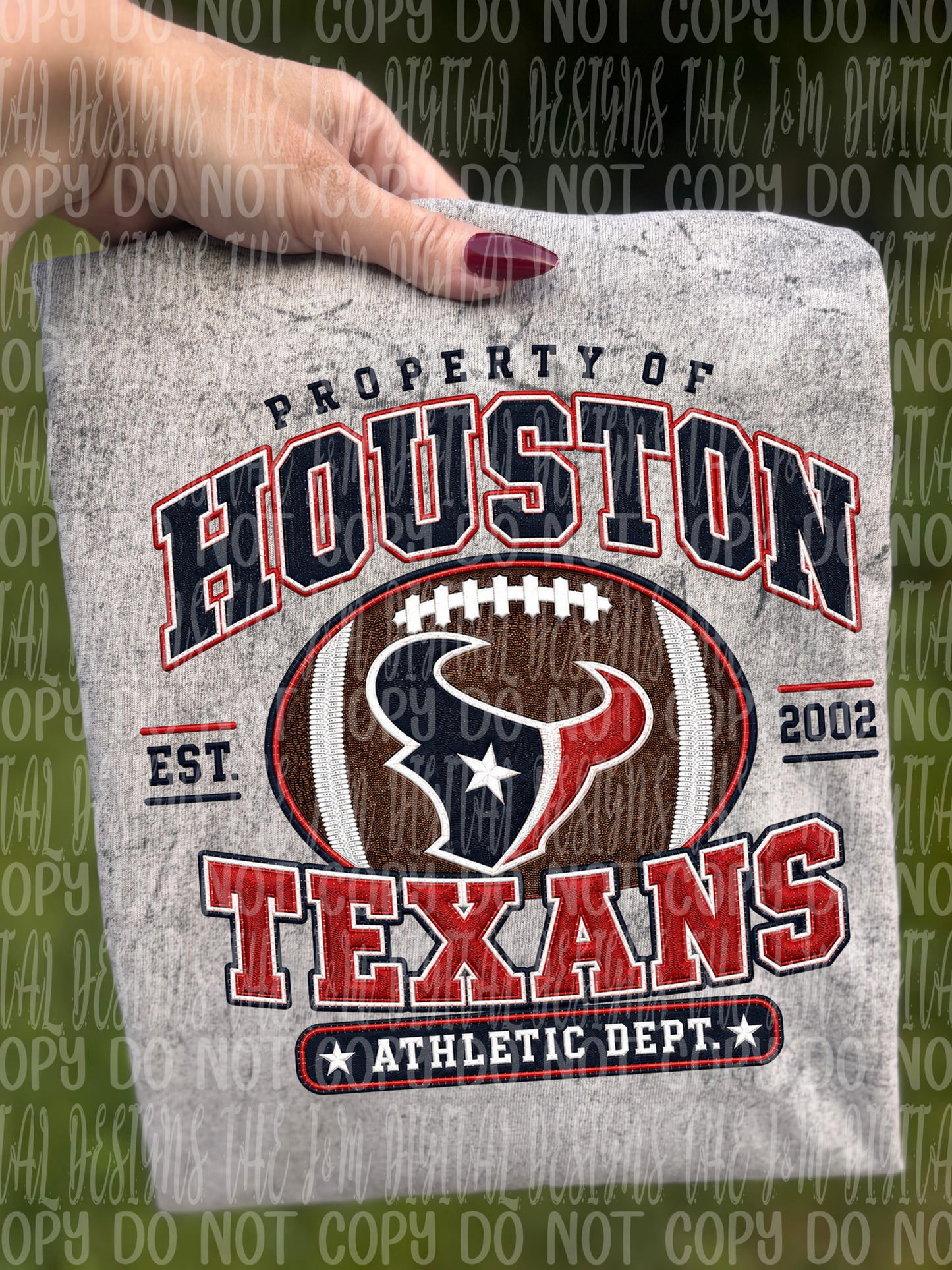 Property of TEXANS - DTF TRANSFER (JMD)
