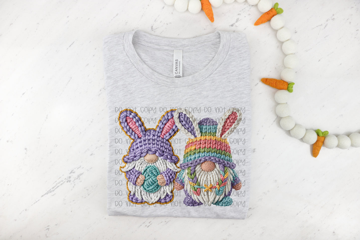 Crochet gnomes - DTF TRANSFER (Eggstravaganza multi designer collab)