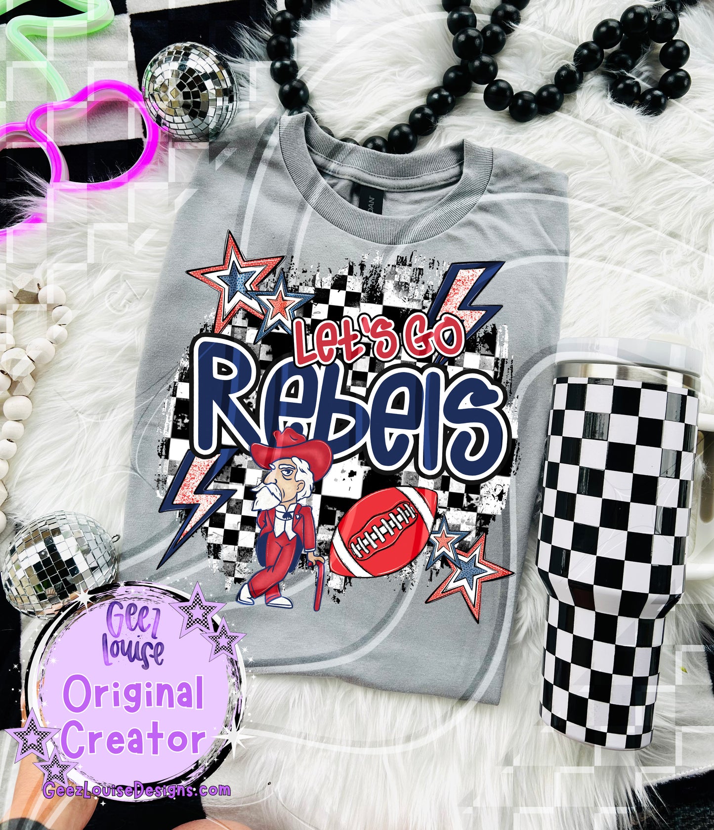 Let's go yellow Rebels - DTF TRANSFER (GL925)