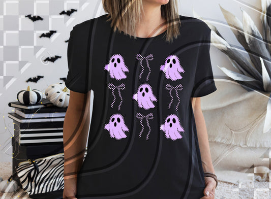 "Neon" Purple Ghost Coquette - DTF TRANSFER (GL825)