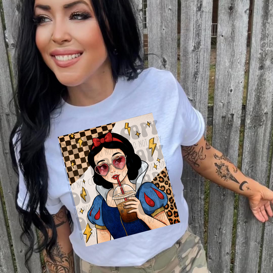 Snow Princess - DTF TRANSFER (Coffee princess bundle SAVED)