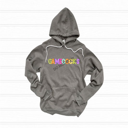 Gamecocks preppy typography - DTF TRANSFER (DKDBK)