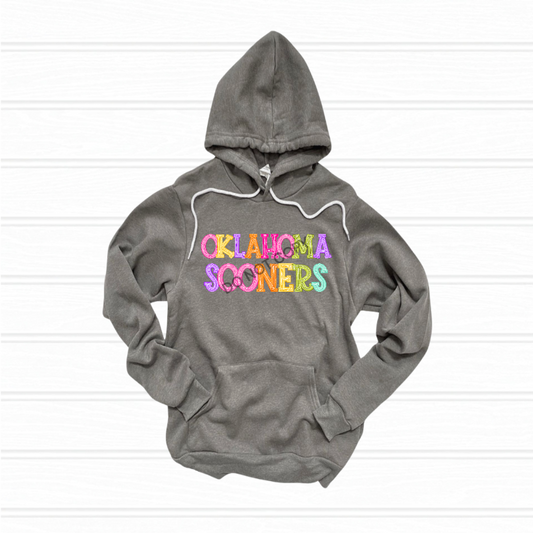Sooners preppy typography - DTF TRANSFER (DKDBK)