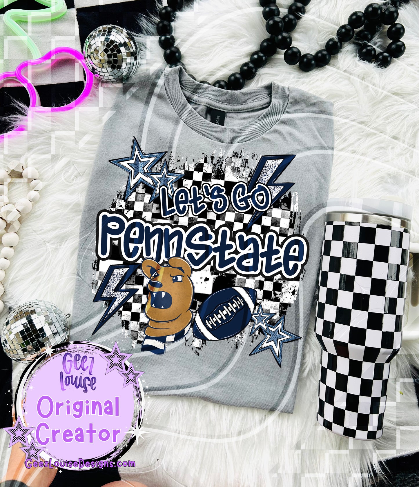 Let's go yellow Penn State - DTF TRANSFER (GL925)