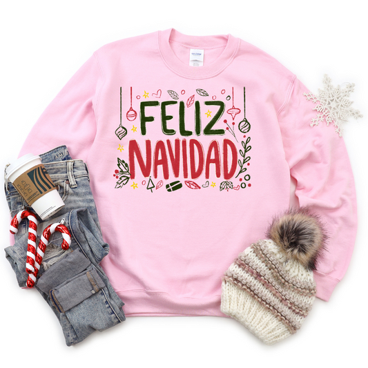 Feliz Navidad ornaments - DTF TRANSFER ONLY