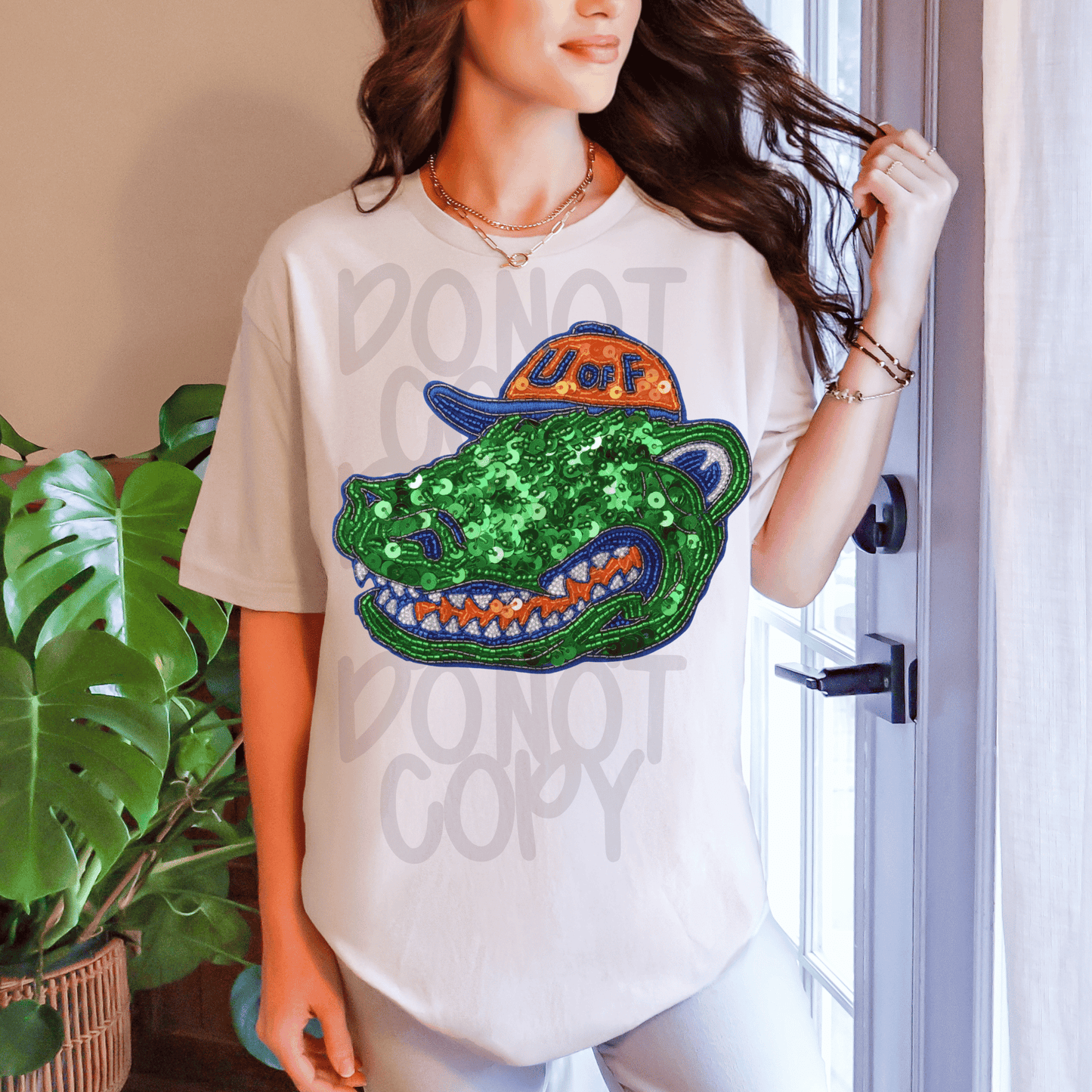 Gators : extra faux sequin - DTF TRANSFER (SYM)