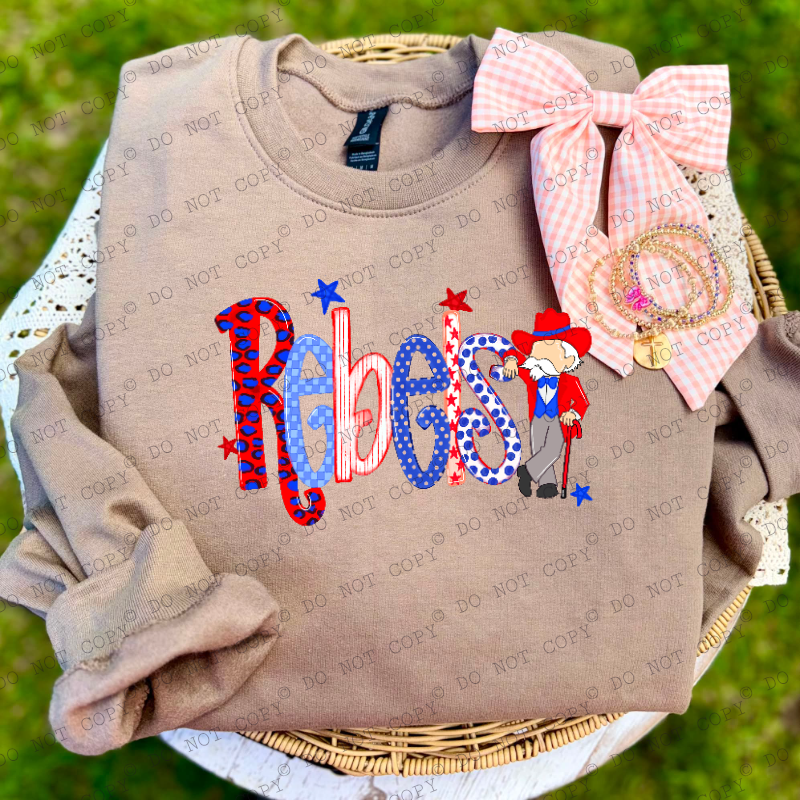 REBELS lsu doodle rush - DTF TRANSFER (SYM)