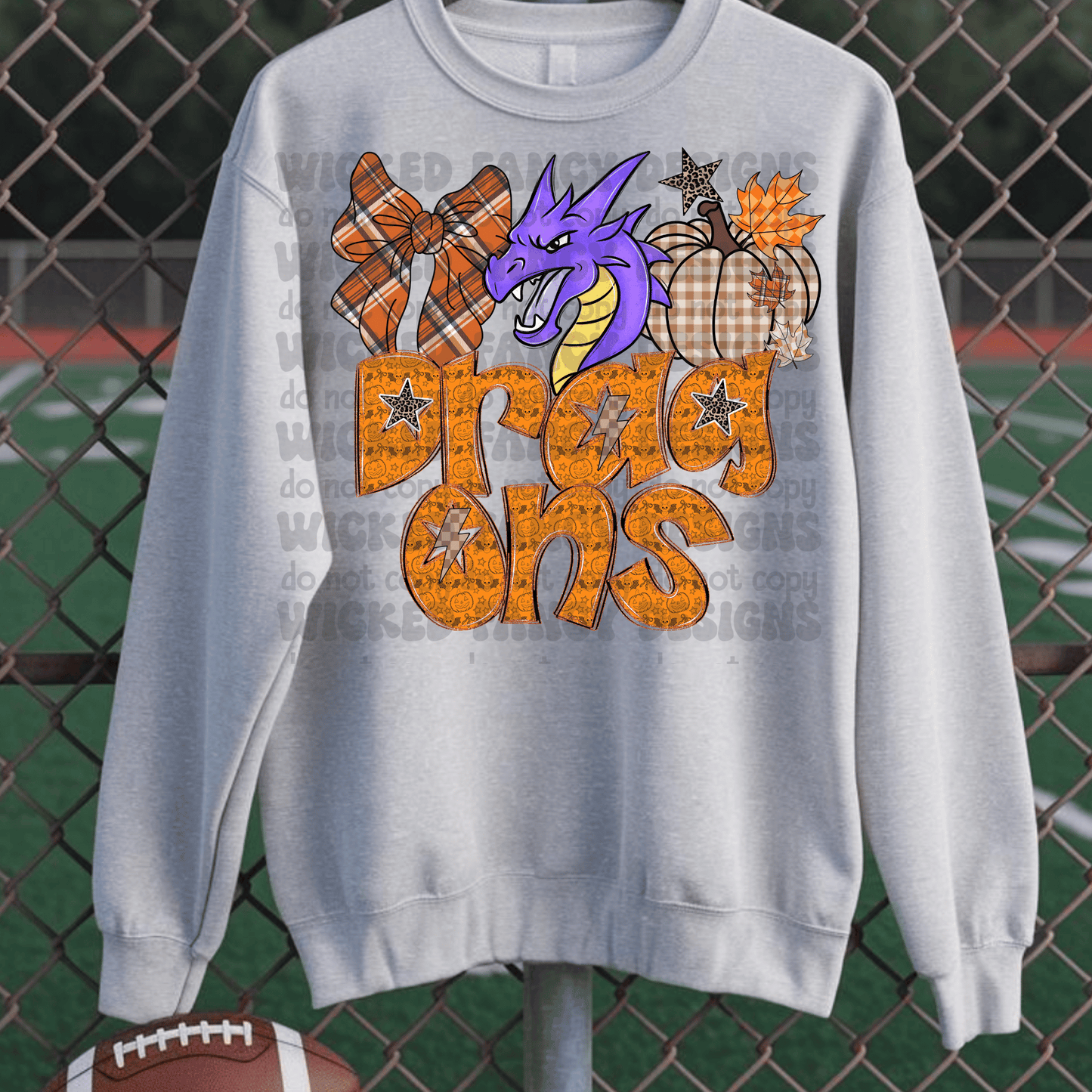 Purple Dragons  Fall - DTF Transfer (WFD AUG25)