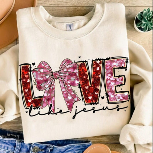 Love like Jesus - DTF TRANSFER (ULF)