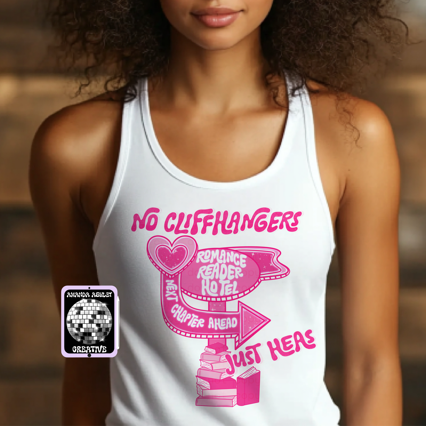 Romance reader hotel bookish - DTF TRANSFER (TDH June collab)