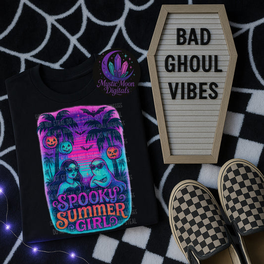 Spooky Summer Girl- DTF TRANSFER (Spooky Summer Collab)