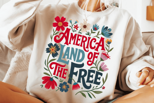 America land of the free-DTF TRANSFER (CFD)