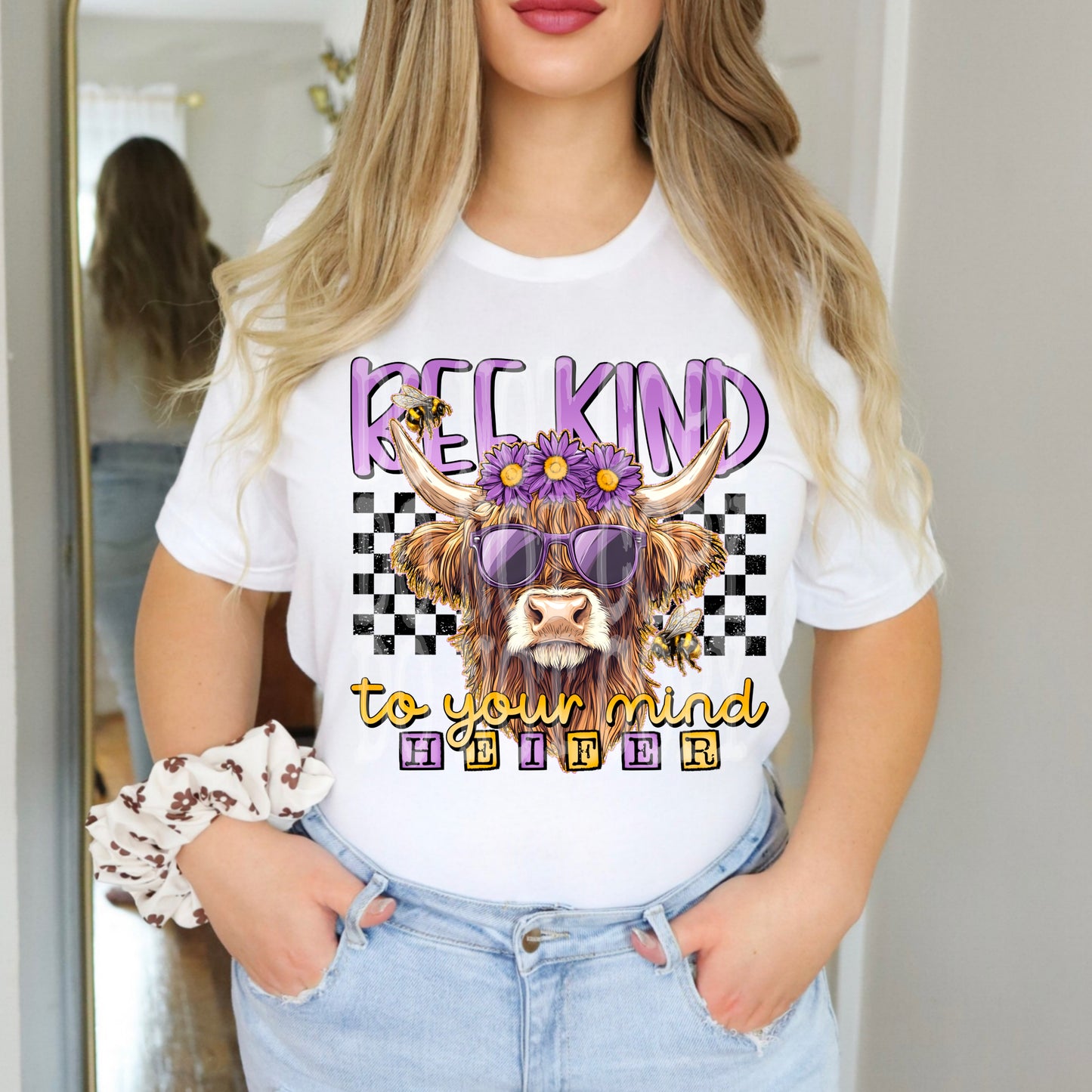 Bee kind to your mind heifer -  DTF TRANSFER (PHDC-CST MH COLLAB AP25)