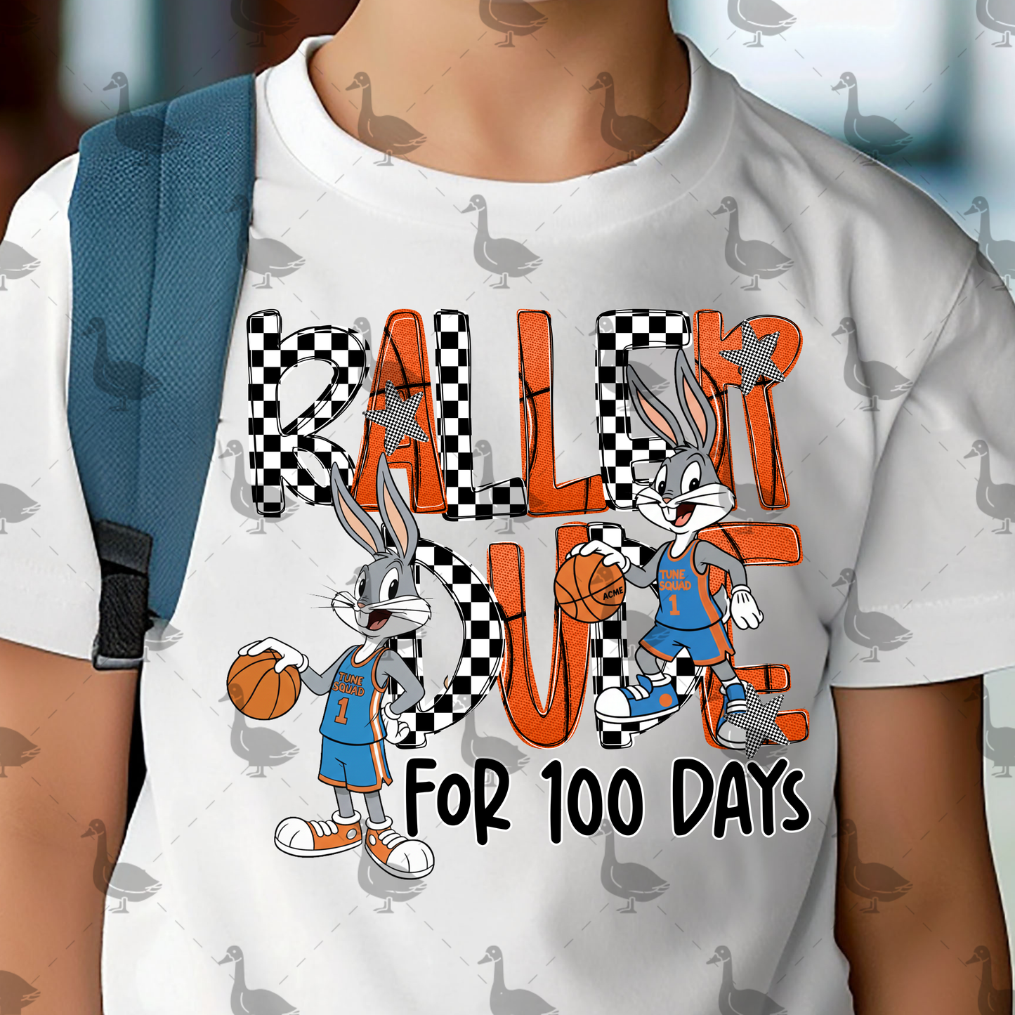 Baller dude - DTF TRANSFER (100 days of growth school edition collab)