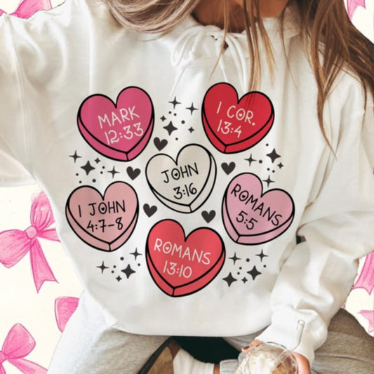 Message hearts - DTF TRANSFER (ULF)