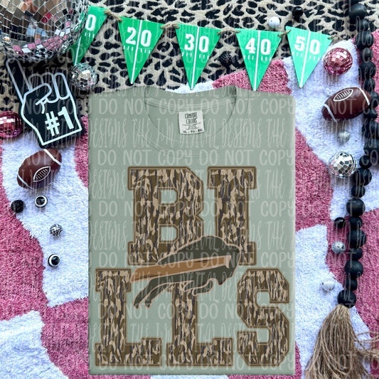Bills - mascot camo - DTF TRANSFER (JMD)