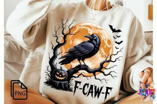 F caw f birds - DTF TRANSFER (CFD)