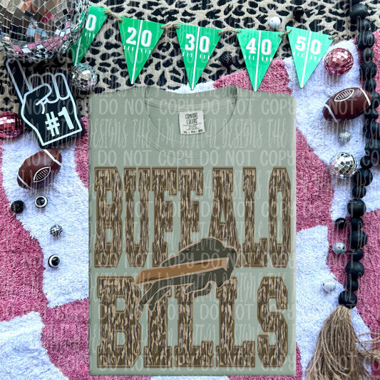 Buffalo Bills - mascot camo - DTF TRANSFER (JMD)