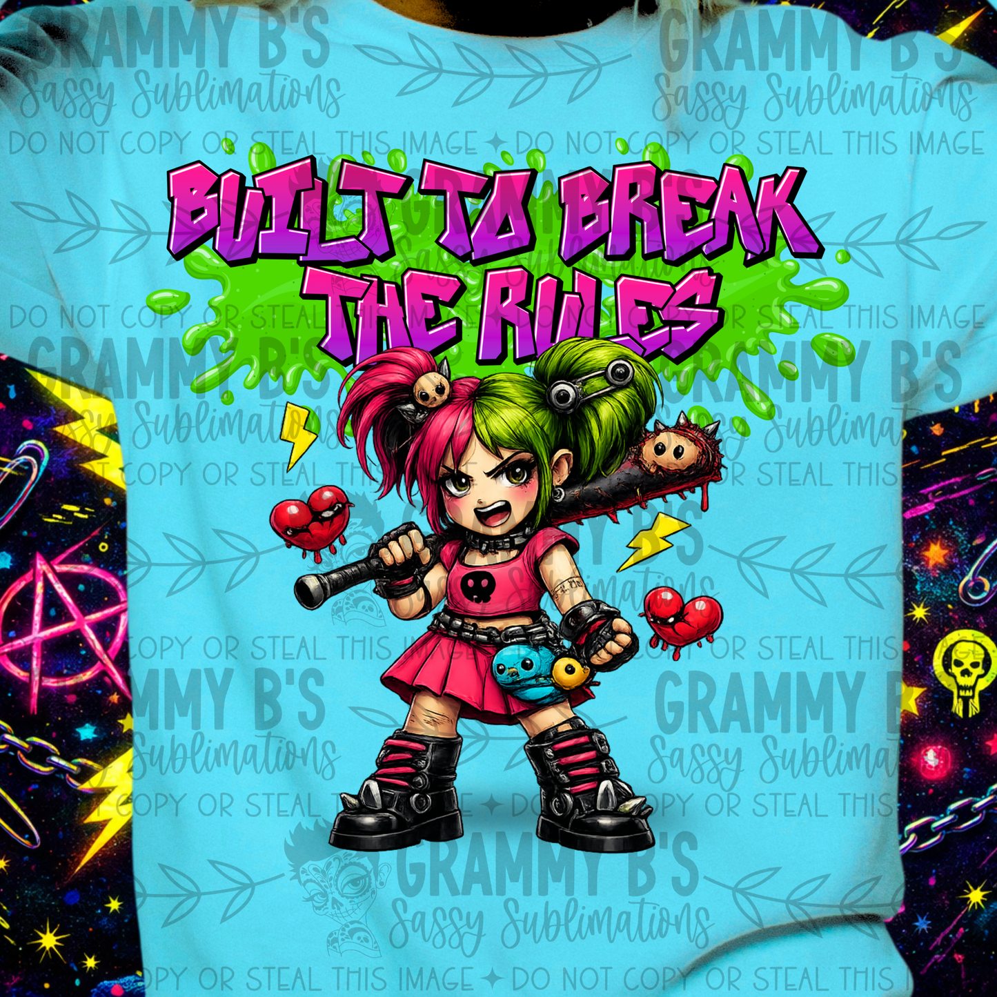 Built to break the rules-DTF TRANSFER (RiotEnergy)