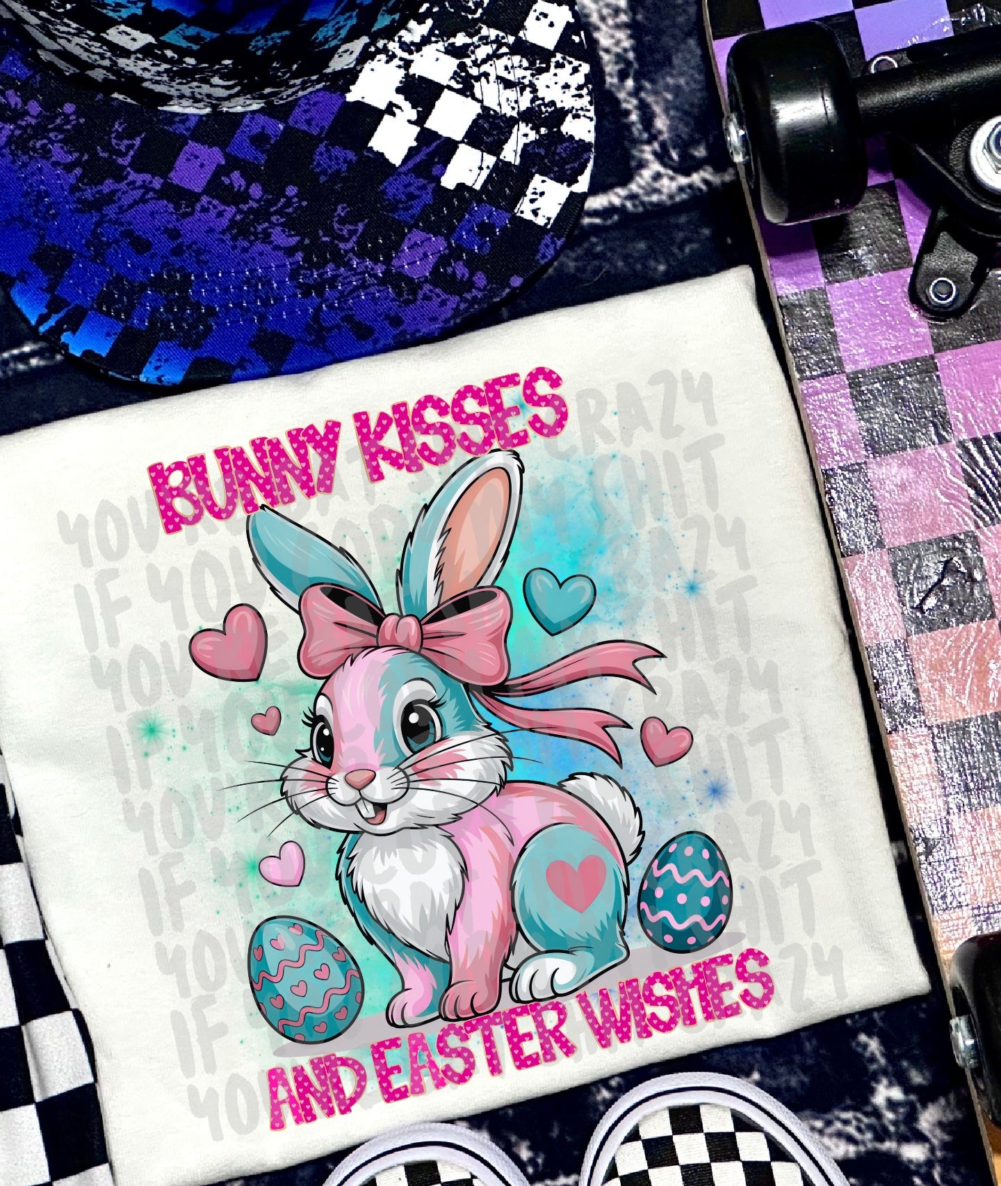 Bunny Kisses & Easter Wishes-DTF TRANSFER (PEEPSHOW)