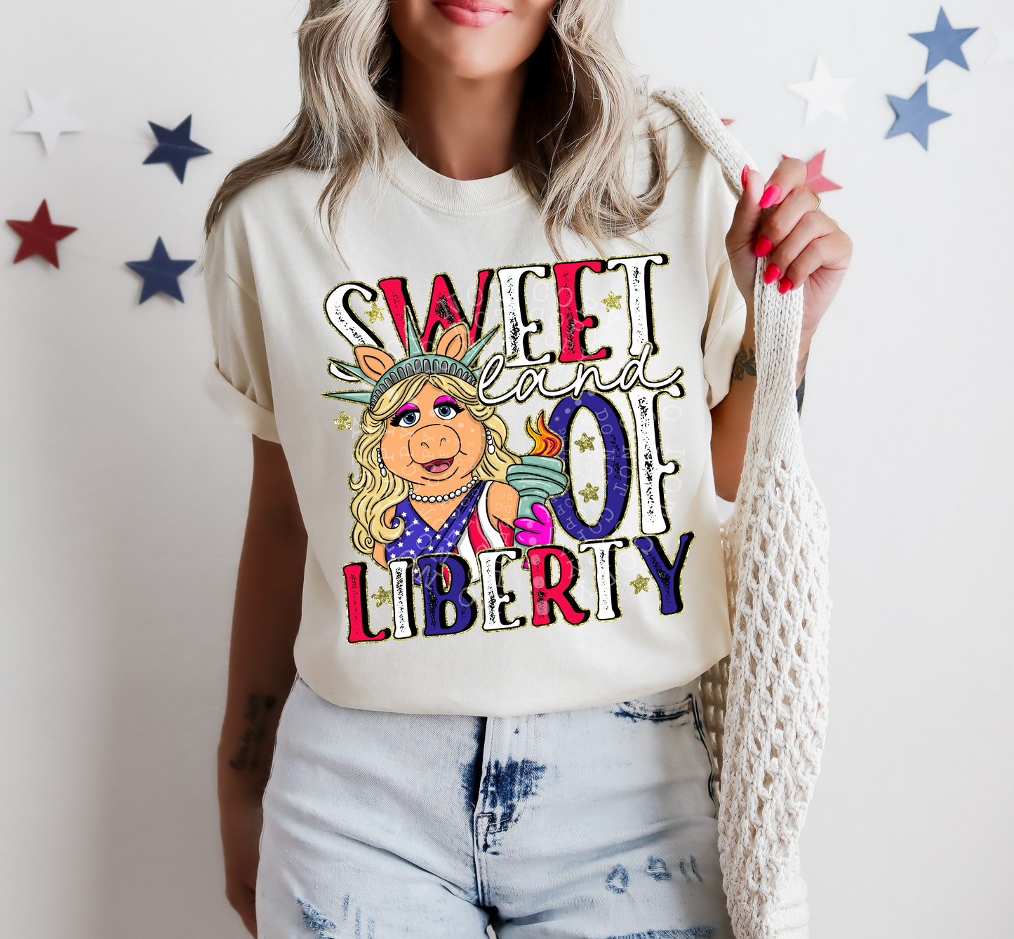 Sweet land of liberty - DTF TRANSFER (Blast from the past Collab)