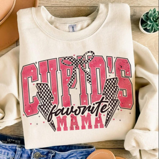Cupids favorite mama- DTF TRANSFER (ULF)