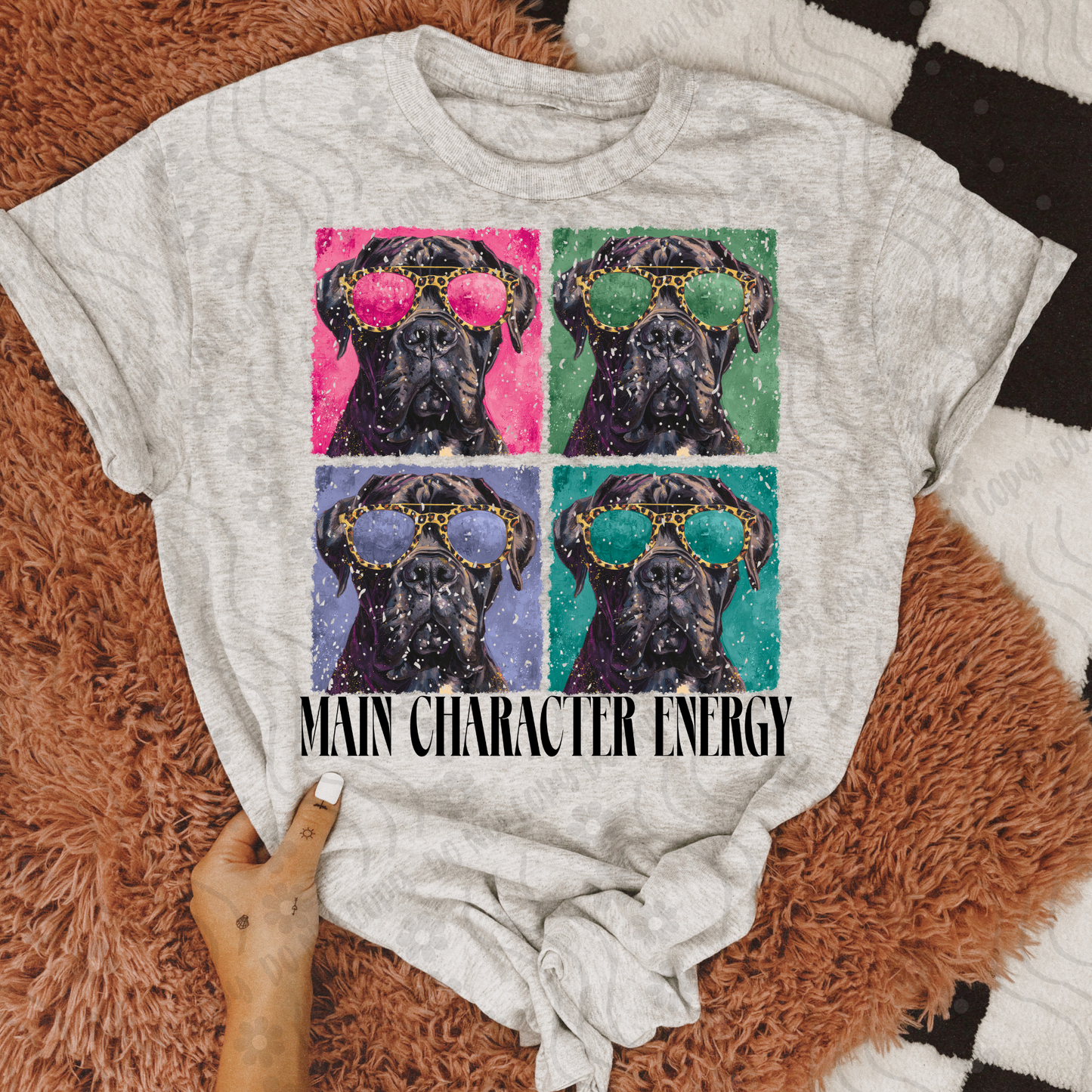 Cane Corso ; Main character energy - DTF TRANSFER (DX4)