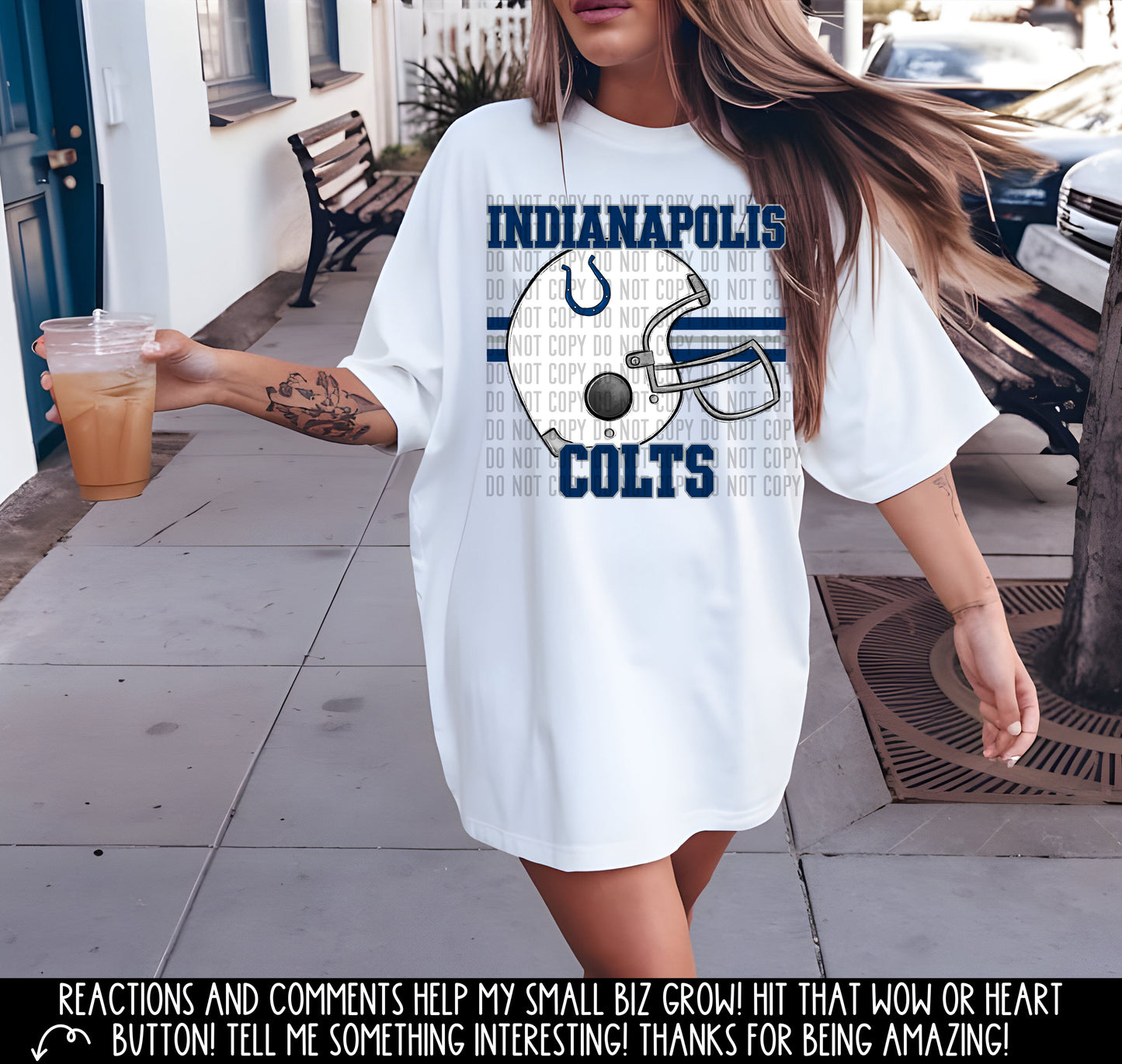 Colts football lines - DTF (CCDD)