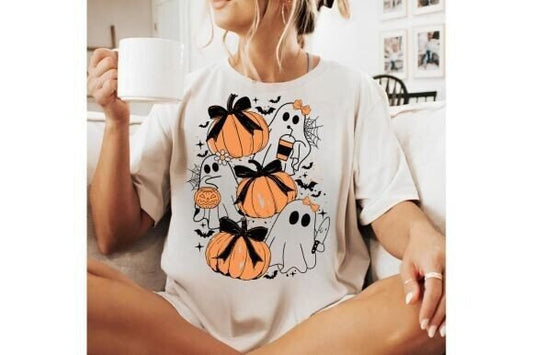 Pumpkin ghost crew - DTF TRANSFER (CFD)