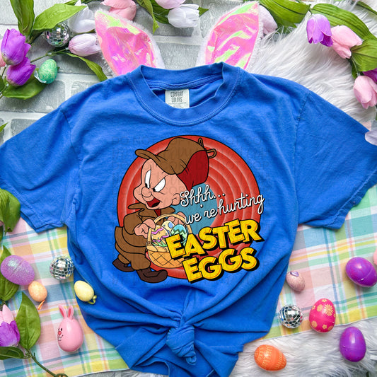 Shhh hunting Easter eggs - DTF TRANSFER (SSDa)