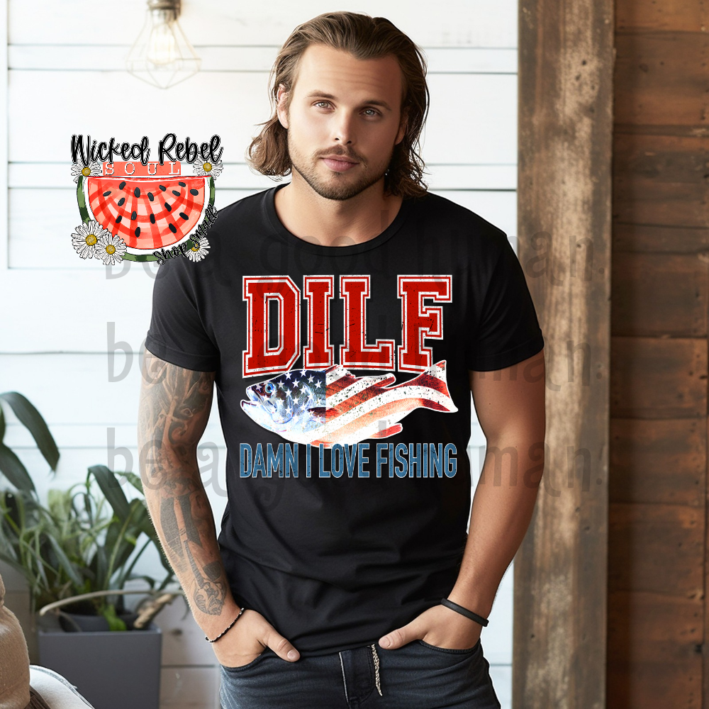 DILF white - DTF TRANSFER (CCD)