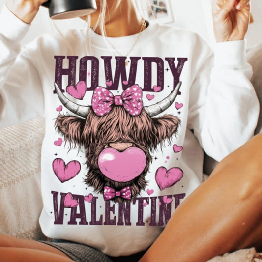 Howdy valentine - DTF TRANSFER (ULF)