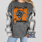 FOOTBALL TEAMS ; Retro groovy flowers EXCLUSIVE - DTF TRANSFER