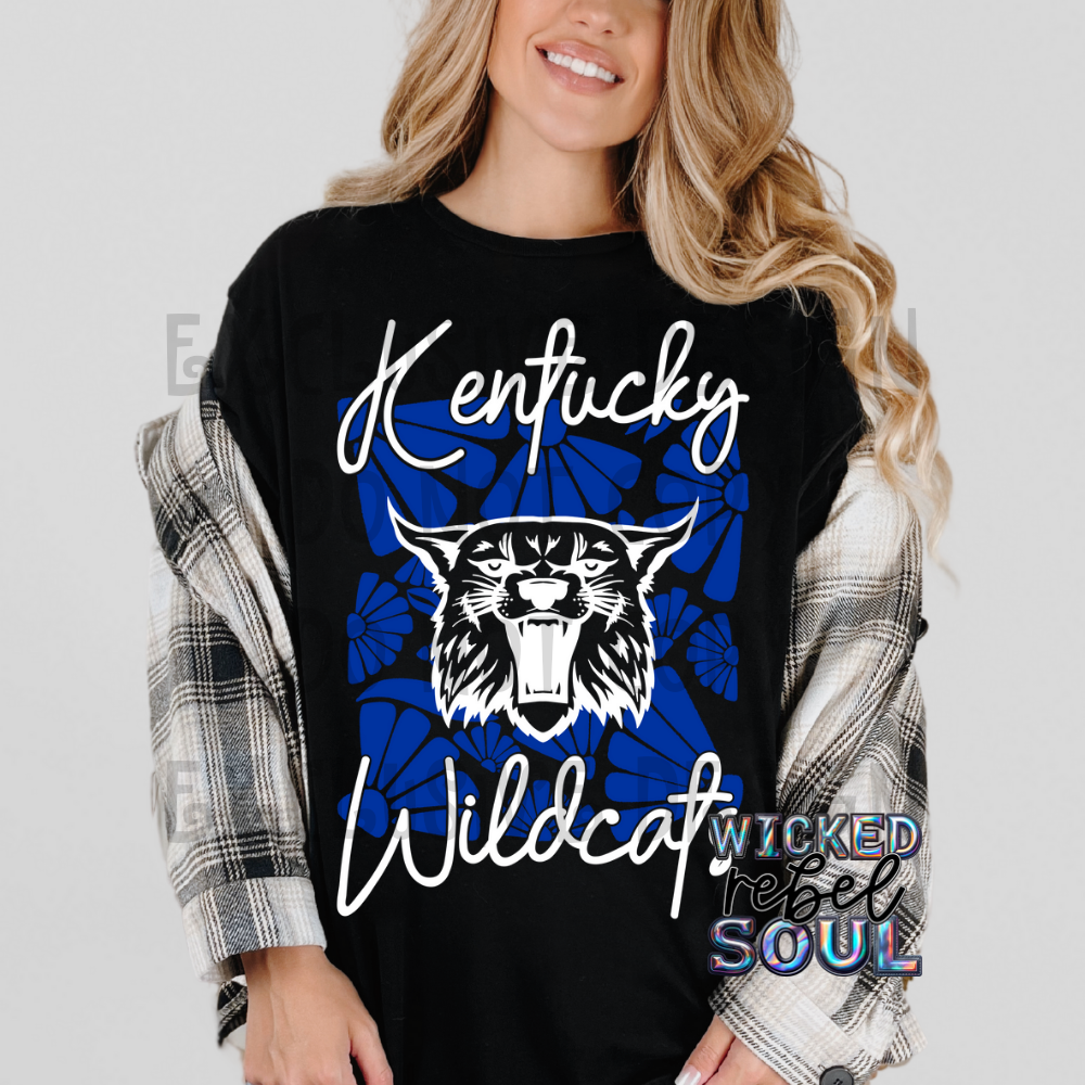 FOOTBALL TEAMS ; Retro groovy flowers EXCLUSIVE - DTF TRANSFER