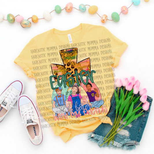 Easter is better with my friends-DTF TRANSFER (SMD)