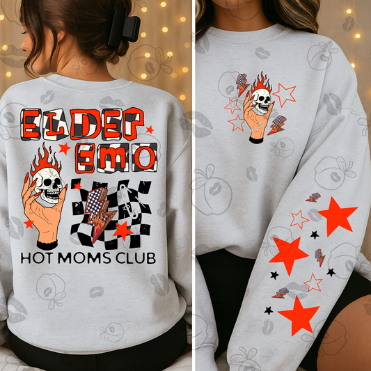 Elder Emo - Hot Moms Club-DTF TRANSFER (RIOTMAMA)