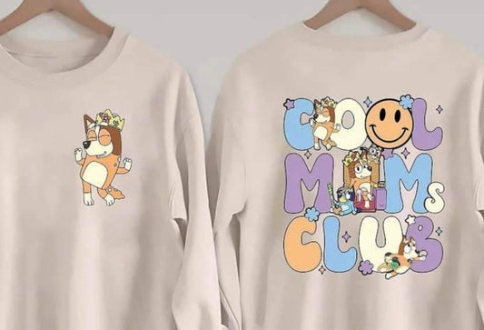 Cool Mom's Club - DTF TRANSFER ONLY